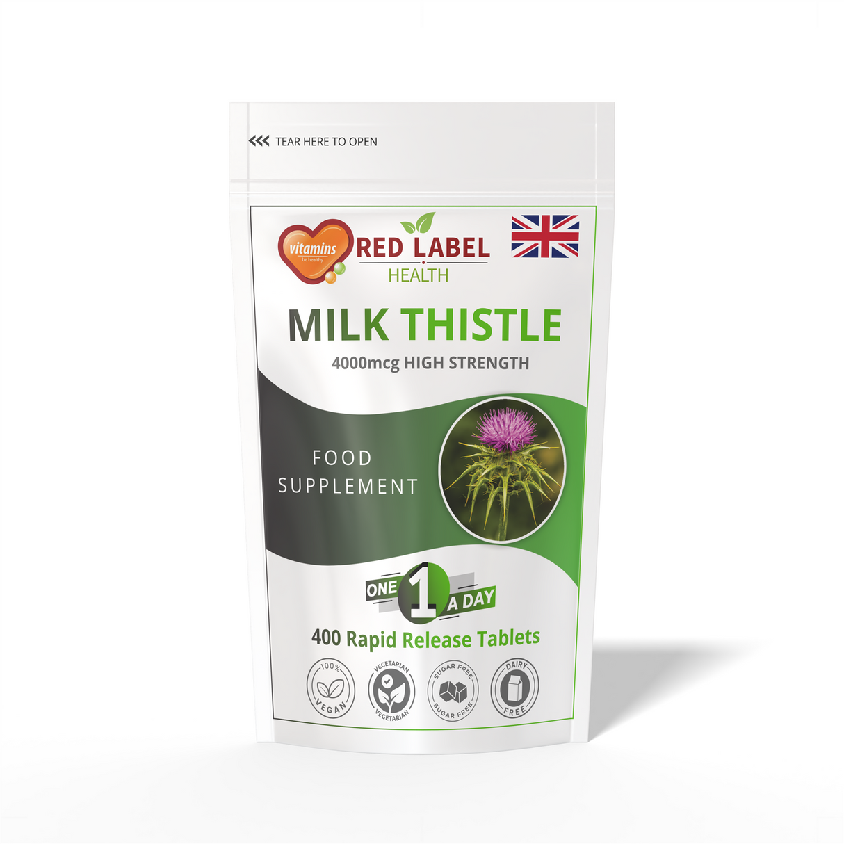 Milk Thistle Extract 4000mg - 400 Tablets