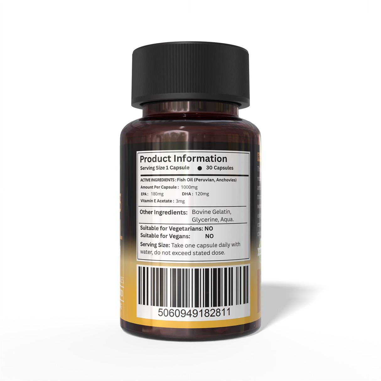 Omega 3 Fish Oil 1000mg - 30 Capsules