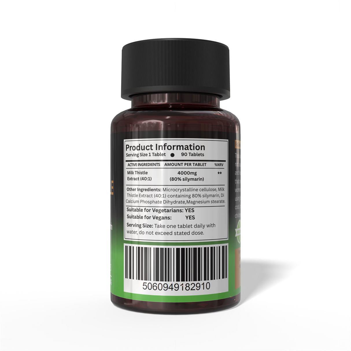 Milk Thistle Extract 4000mg 90 Tablets