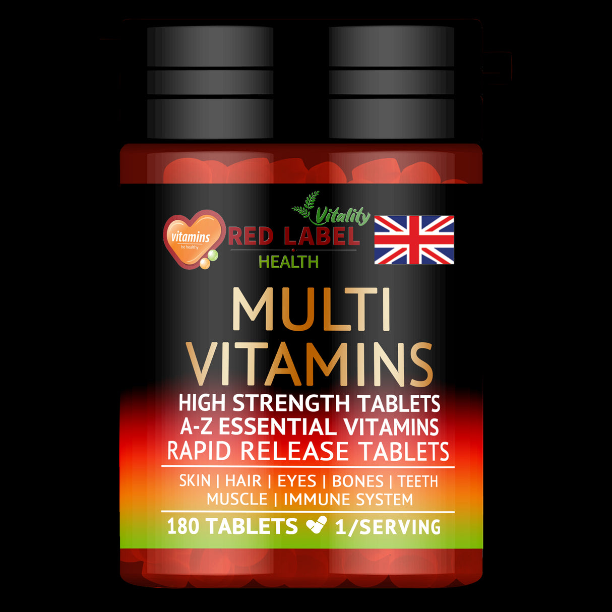 Multi Vitamins And Minerals - 180 Tablets