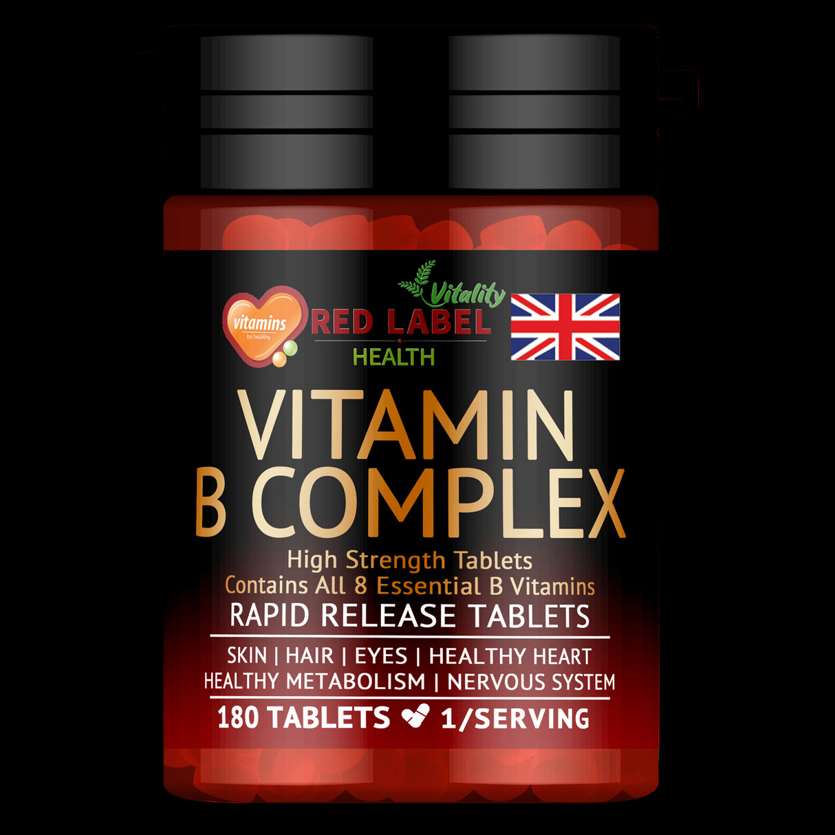 Vitamin B Complex - 180 Tablets