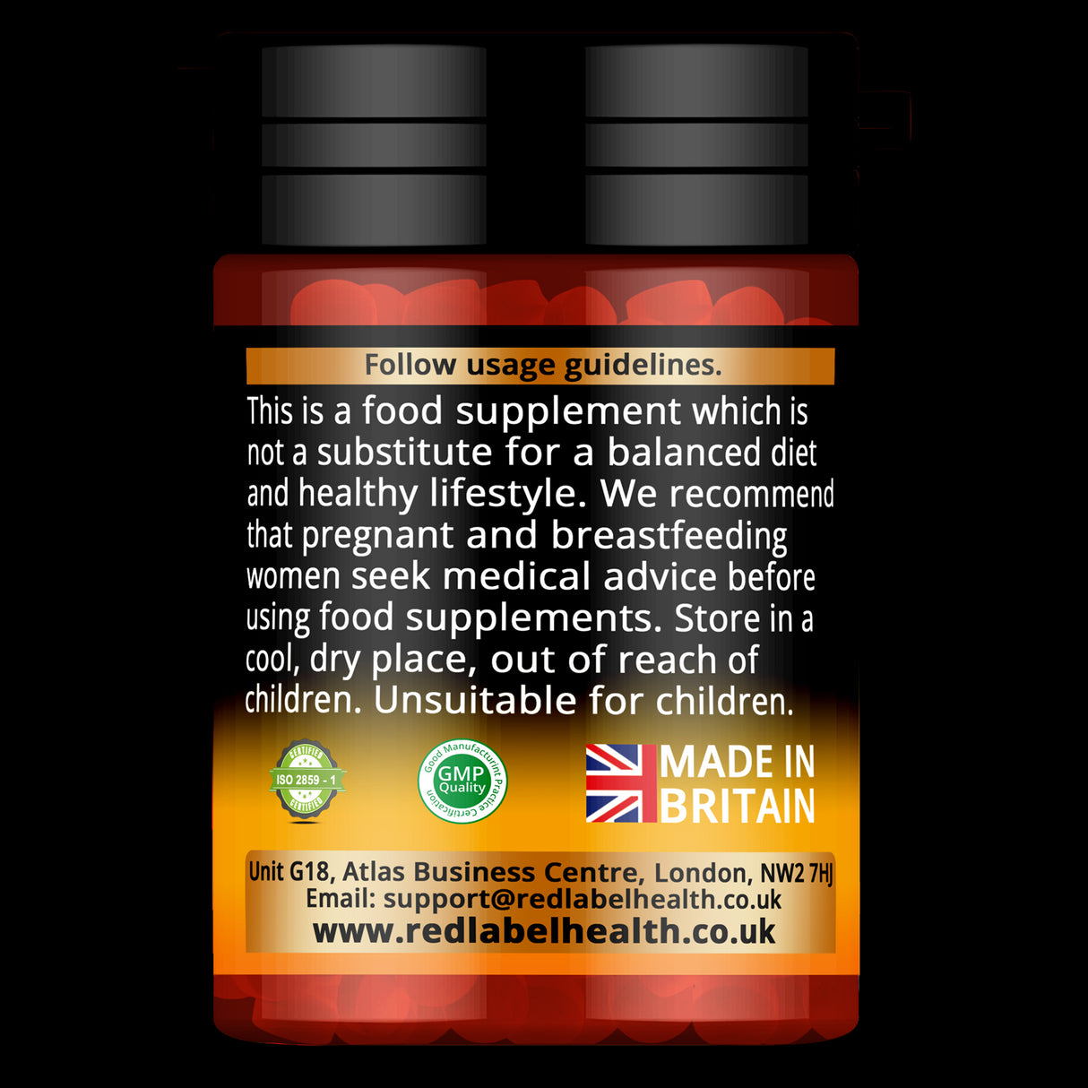 Turmeric 180 Tablets 2620mg with Black Pepper & Ginger