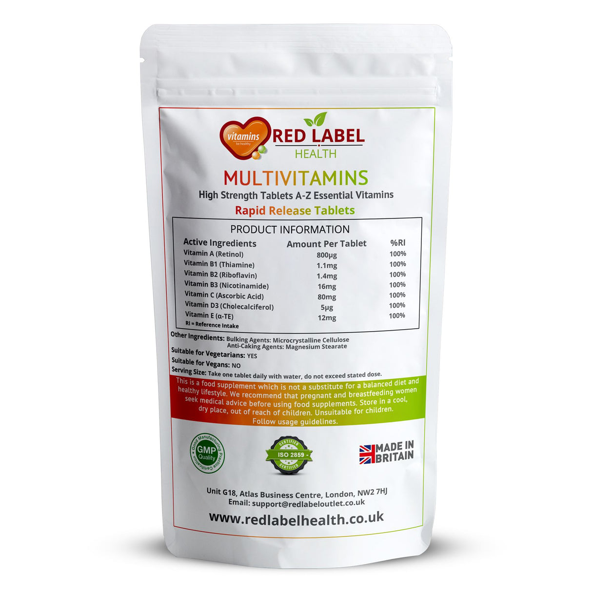 Multi Vitamins - 120 Tablets