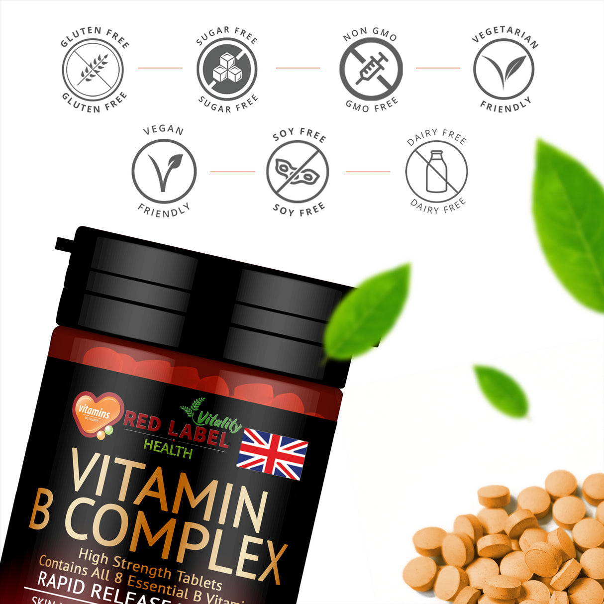 Vitamin B Complex - 180 Tablets