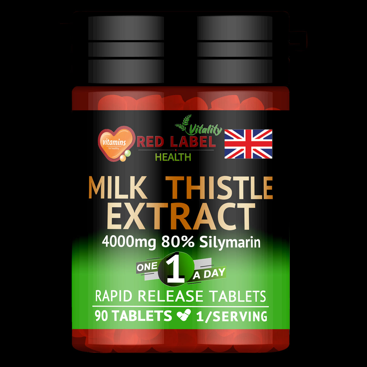 Milk Thistle Extract 4000mg 90 Tablets