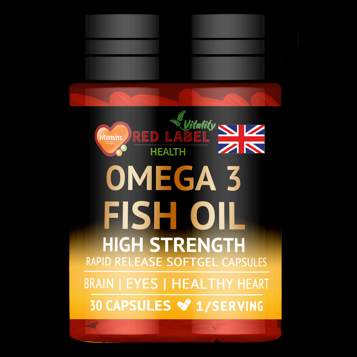 Omega 3 Fish Oil 1000mg - 30 Capsules