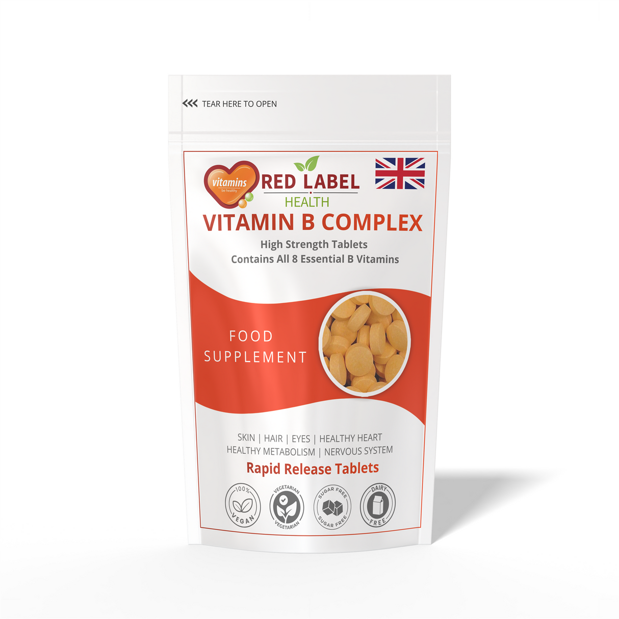 Vitamin B Complex - 60 Tablets