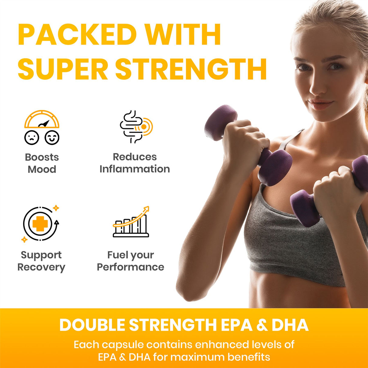 Omega 3 Fish Oil 1000mg - 180 Capsules