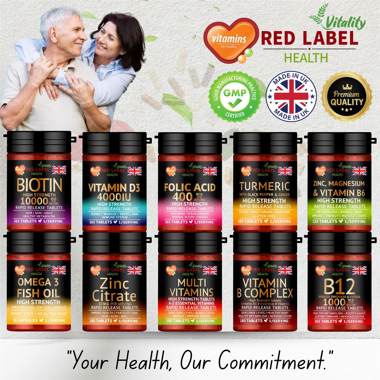 Turmeric 180 Tablets 2620mg with Black Pepper & Ginger