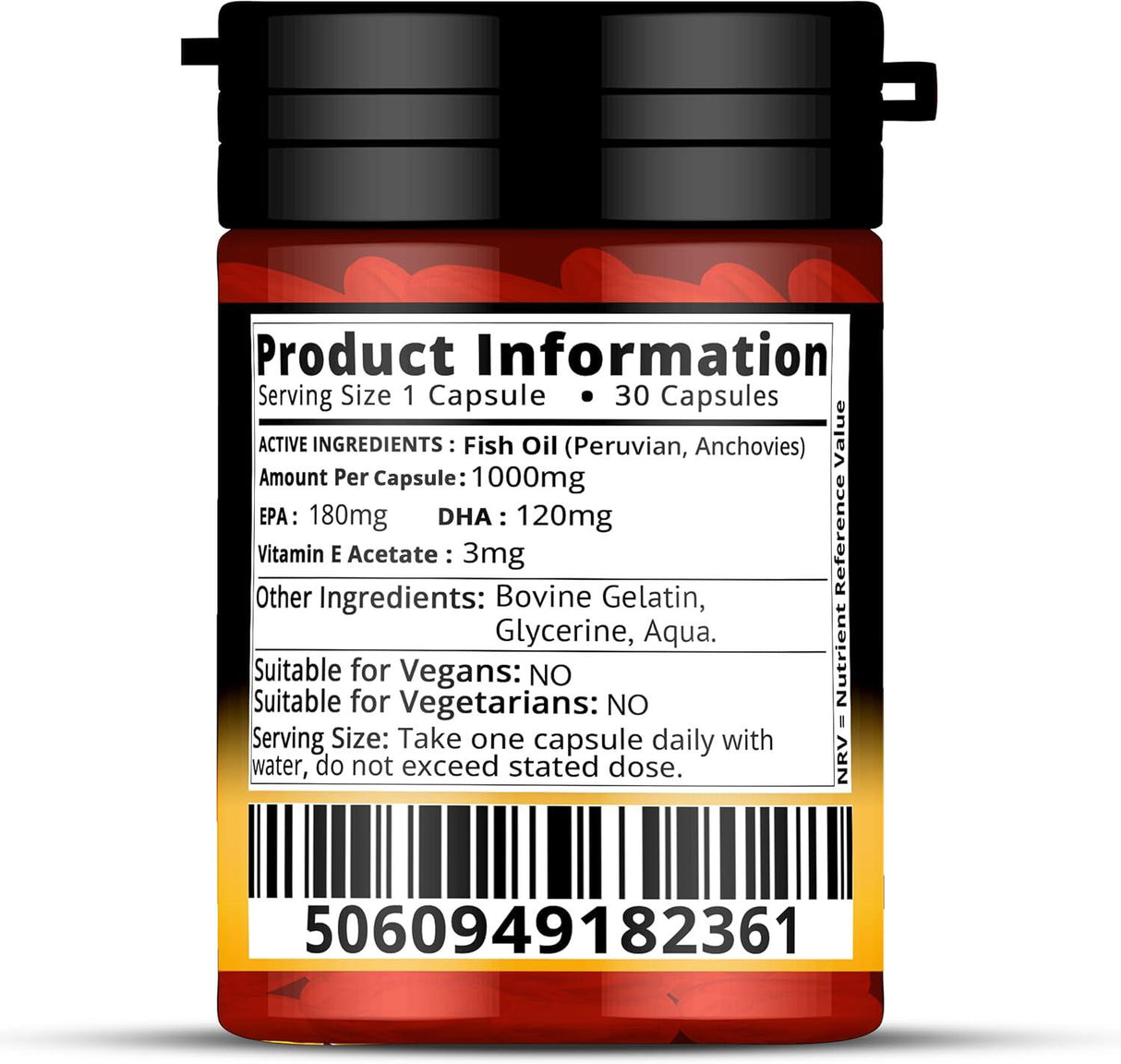 Omega 3 Fish Oil 1000mg - 30 Capsules