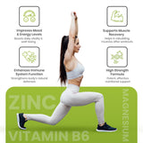ZMA Zinc Magnesium Vitamin B6 Tablets
