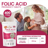 Folic Acid 400mcg - 400 Tablets