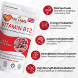 Vitamin B12 1000mcg - 200 Tablets