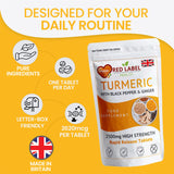 Turmeric 365 Tablets 2620mg with Black Pepper & Ginger
