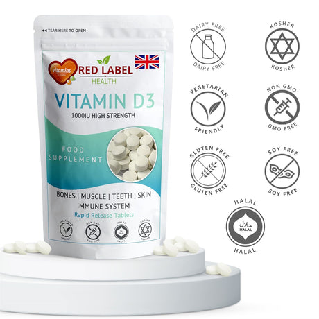 Vitamin D3 1000IU - 300 Tablets