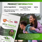 Milk Thistle Extract 4000mg - 120 Tablets
