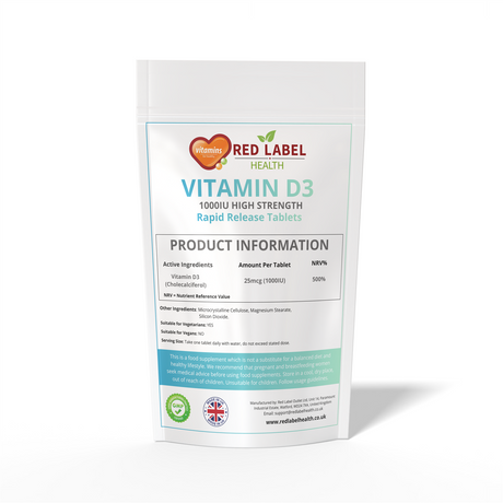 Vitamin D3 1000IU - 360 Tablets