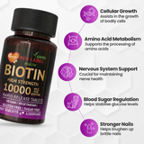 Biotin 10mg - 365 Tablets