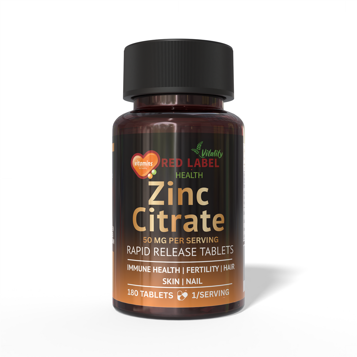 Zinc Citrate 50mg - 180 Tablets