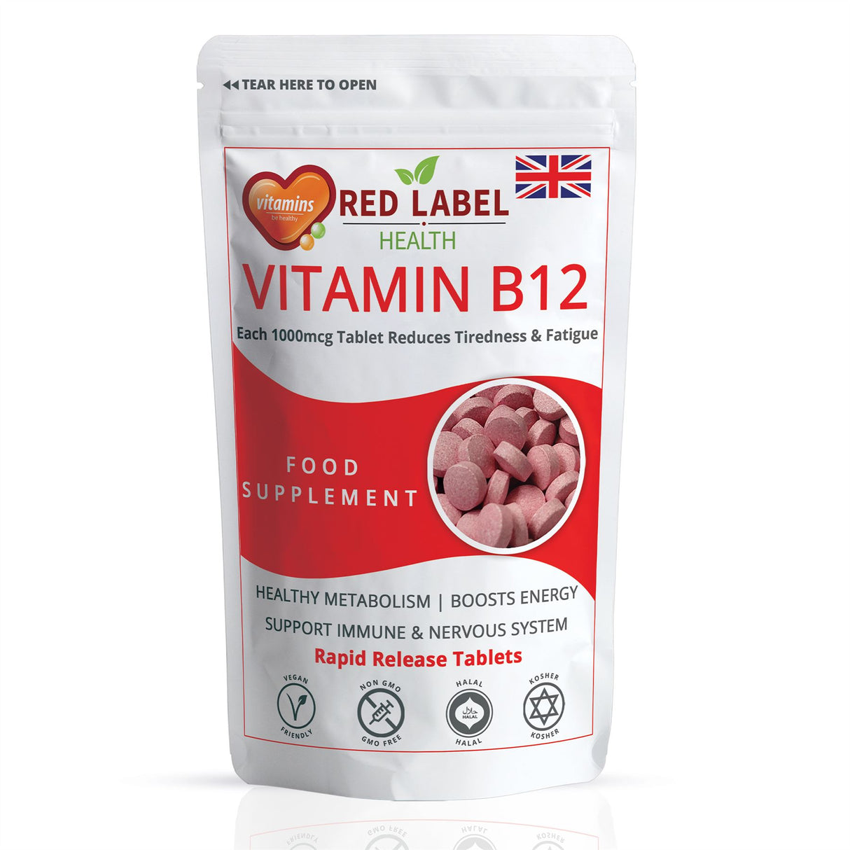 Vitamin B12 1000mcg - 360 Tablets