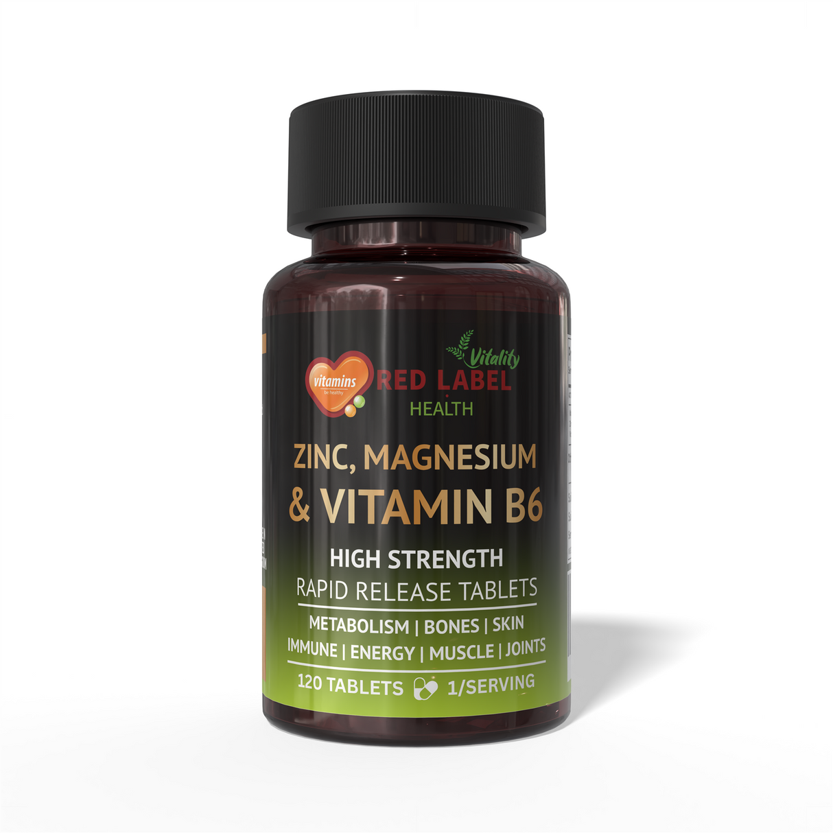 Zinc Magnesium Vitamin B6 - 120 Tablets