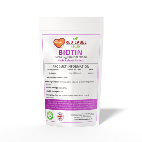 Biotin 10mg - 400 Tablets