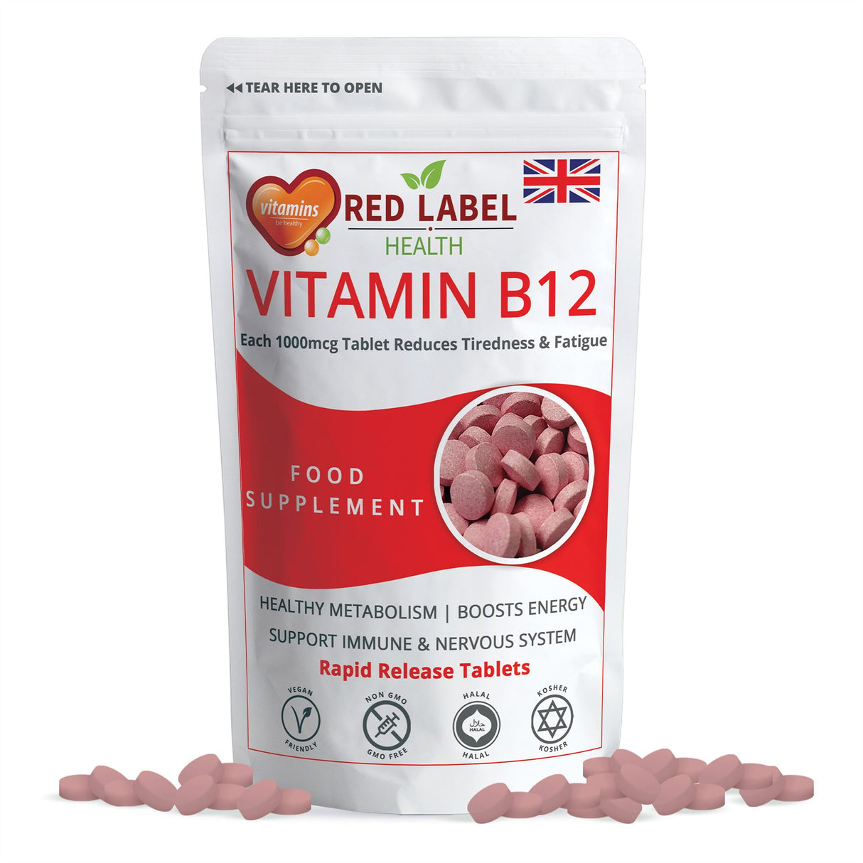 Vitamin B12 1000mcg - 300 Tablets