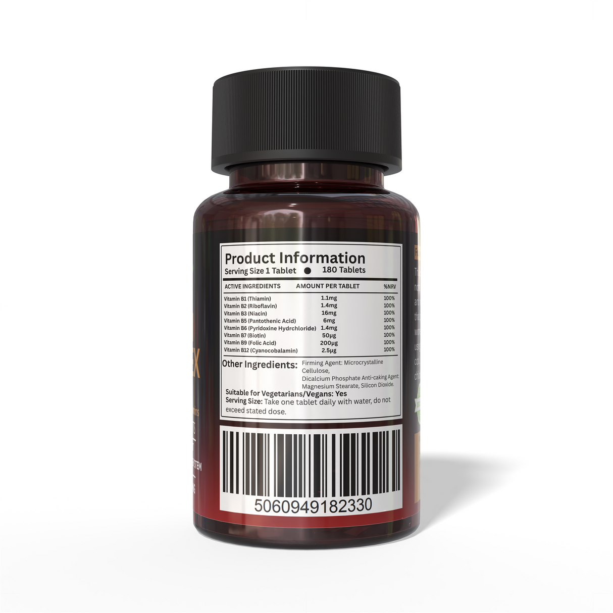 Vitamin B Complex - 180 Tablets