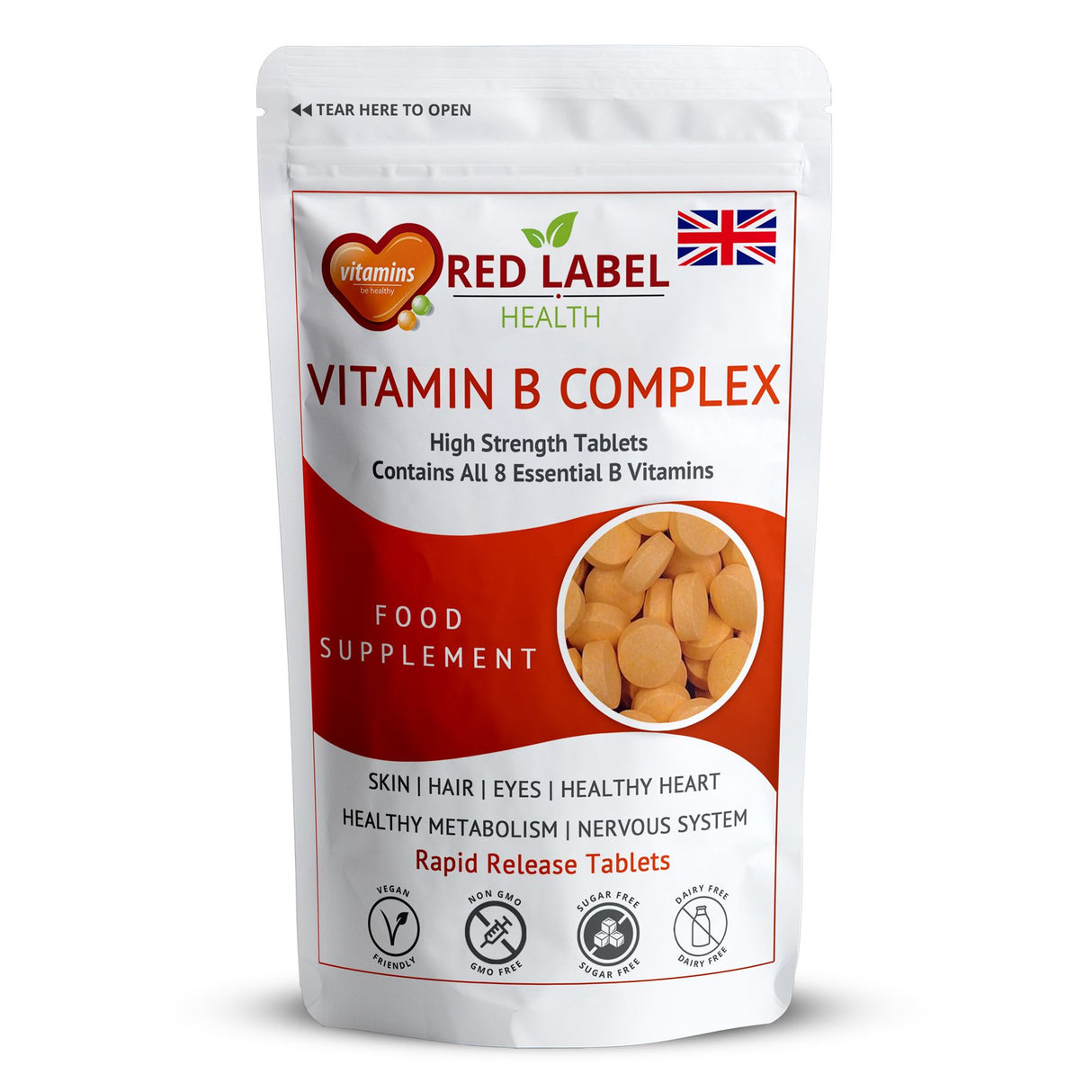 Vitamin B Complex - 60 Tablets
