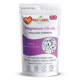 Magnesium Citrate 740mg - 120 Capsules High Strength Fatigue & PMS
