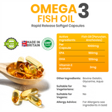 Omega 3 Fish Oil Capsules 1000mg