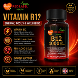 Vitamin B12 1000mcg - 365 Tablets